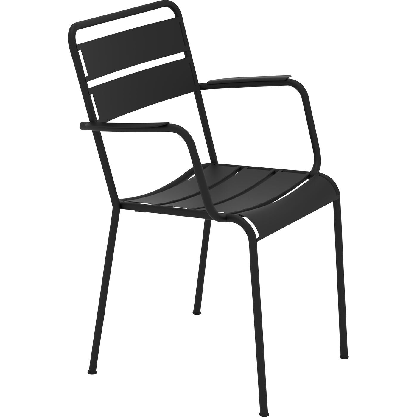 Kare Design Twist tuinstoel armleuningen - zwart