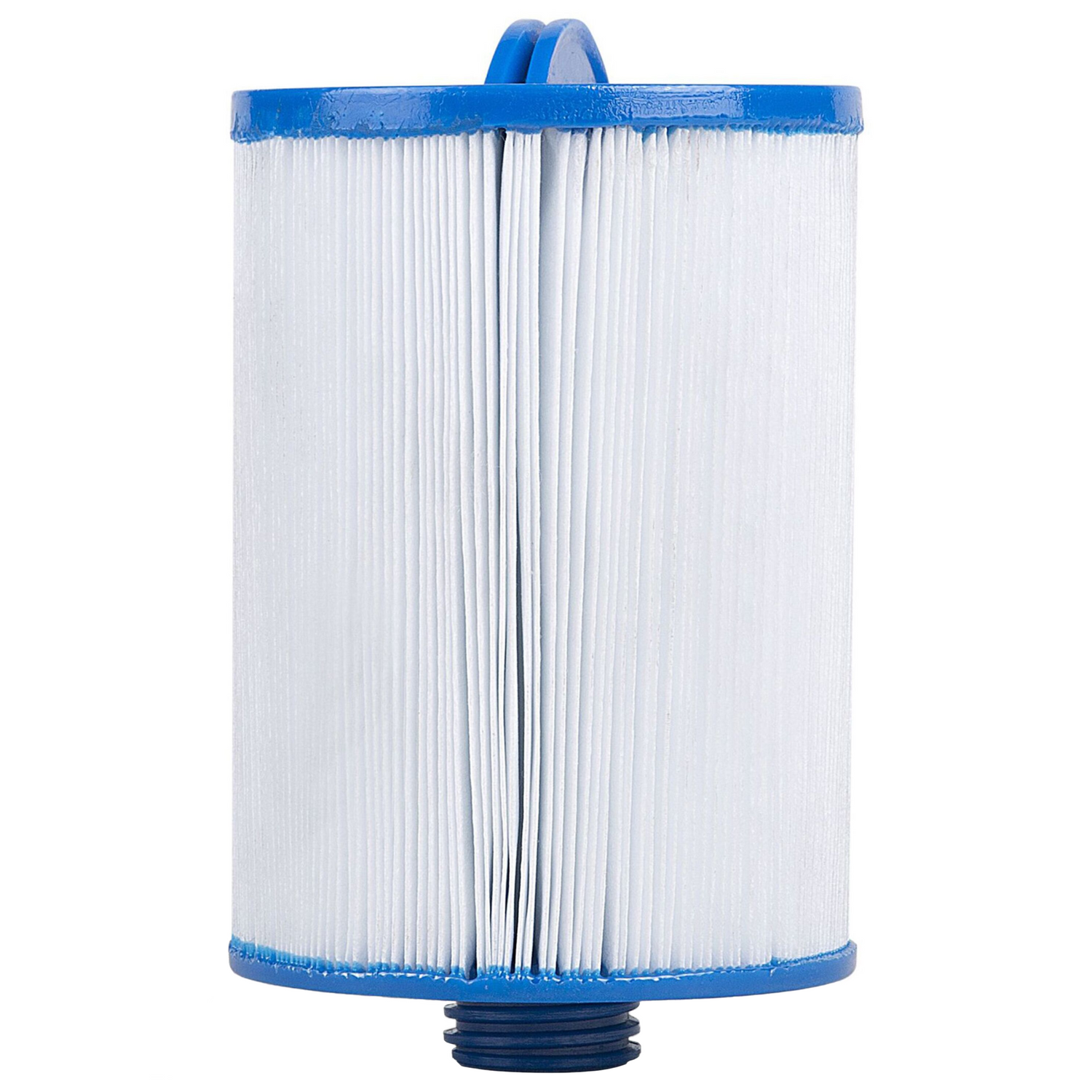 Beliani-CALIMA|VILLARRICA-Filter-Wit|Blauw-Synthetisch materiaal