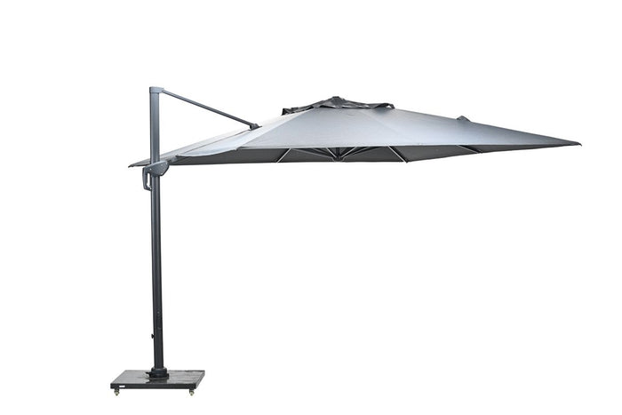Hawaii Big Pole parasol - 3,5x3,5m - telescopisch - royal antraciet