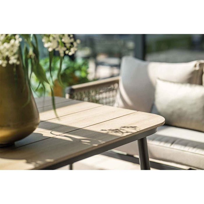 Garden Impressions Burela lounge dining set 5-delig links - taupe
