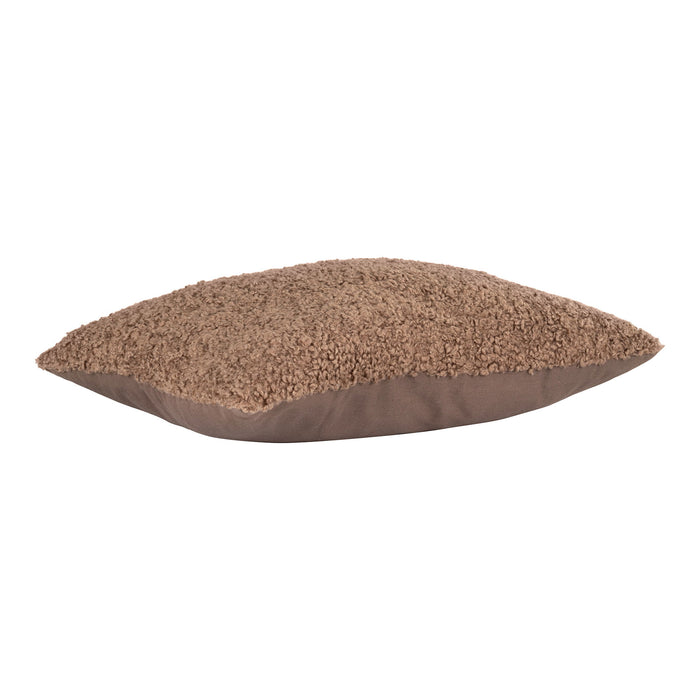 Tavira Cushion - Cushion, brown bouclé 45x60 cm