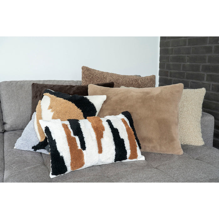 Tavira Cushion - Cushion, brown bouclé 45x60 cm