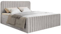 NADUVI Collection Boxspring Adrien velvet met opbergvak 140x200