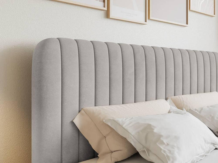 NADUVI Collection Boxspring Adrien velvet met opbergvak 140x200
