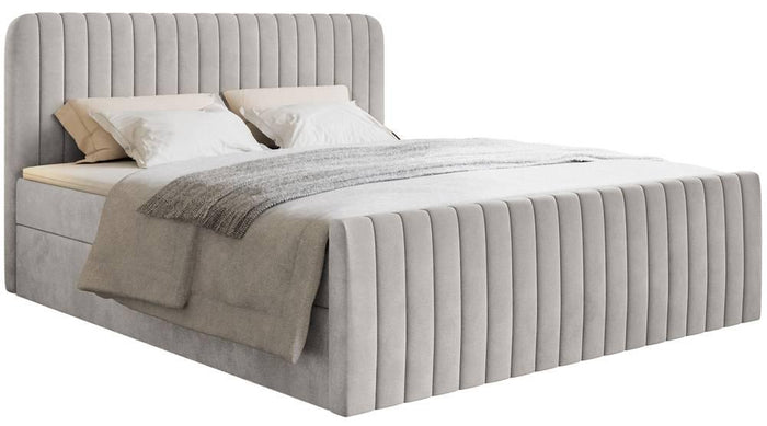 NADUVI Collection Boxspring Adrien velvet met opbergvak 160x200