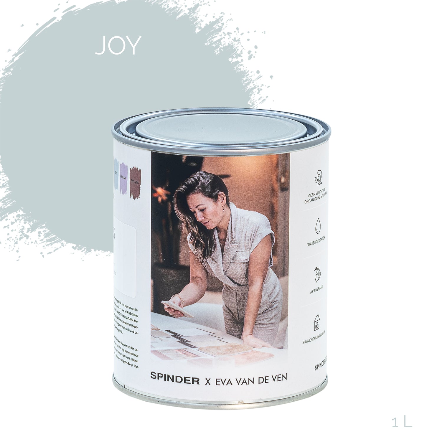 Spinder x Eva van de Ven - 1L Matte Muurverf - Joy