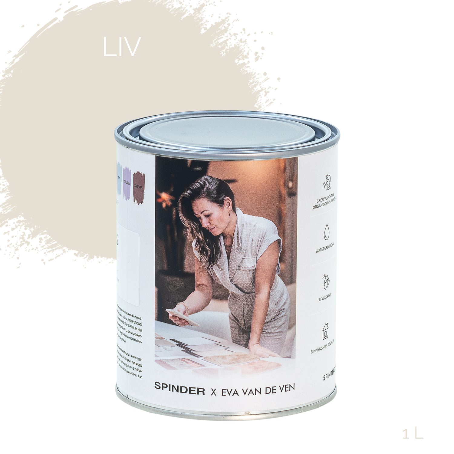 Spinder x Eva van de Ven - 1L Matte Muurverf - Liv