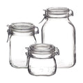 Bormioli Rocco Weckpottenset Fido glas 3-delig 149740S06021990