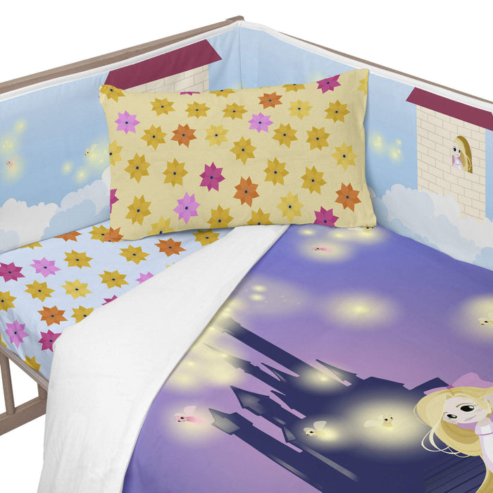 Long braid Wiegwieg 210x40 cm Mr Fox, Veelkleurig, 100% katoen, de kwaliteit van 150 hilos