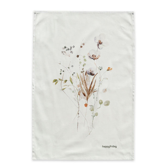 Ikebana Keukenhanddoek 2 stuks 70x50 cm Happyfriday, Veelkleurig, 100% katoen, de kwaliteit van 200 Gr x m2