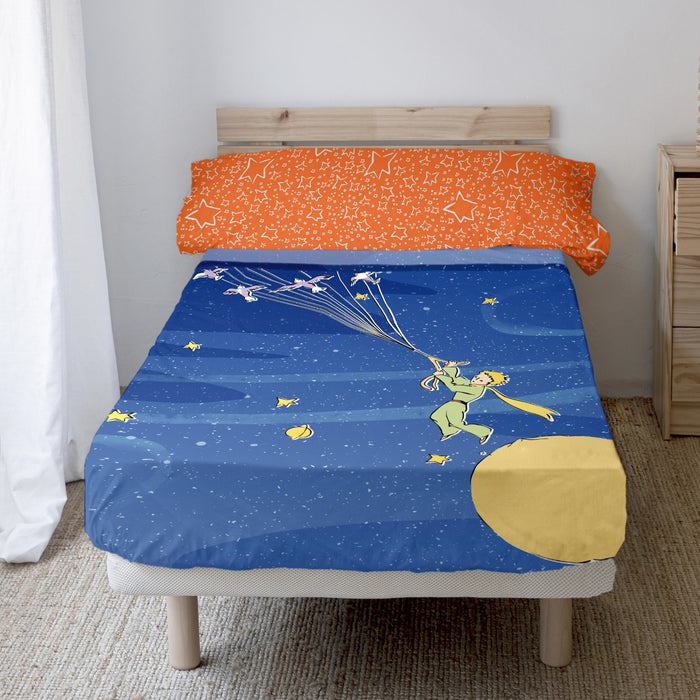 Migration Laken Set 2-delig Le Petit Prince, Veelkleurig, 100% katoen, de kwaliteit van 150 TC