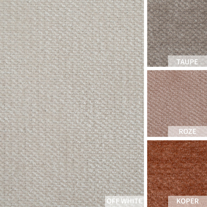 Bronx71 Hoekbank Kansas stof gemêleerd beige rechts