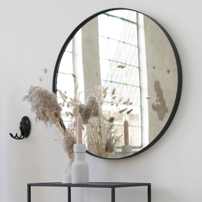 Spinder Design Donna Spiegel Ø 90 cm - Zwart