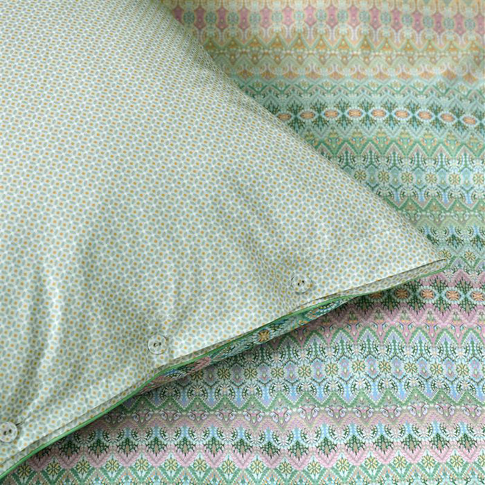 Pip Studio Ashanti Dekbedovertrek 140 x 200/220 cm - Groen