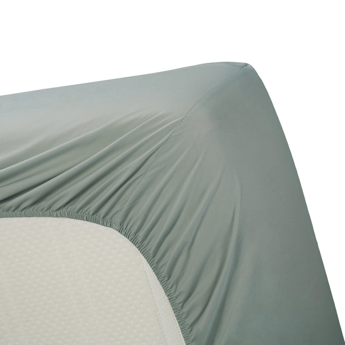 Ambiante Katoen - Splittopper Hoeslaken - 180x220 - Blauw