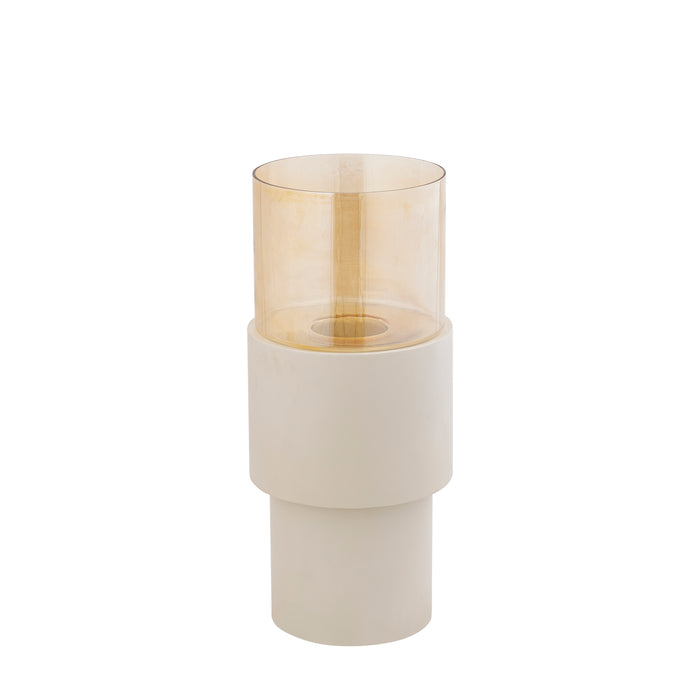 PTMD Soon Cream Iron Floor Stormlight Luster Glass S