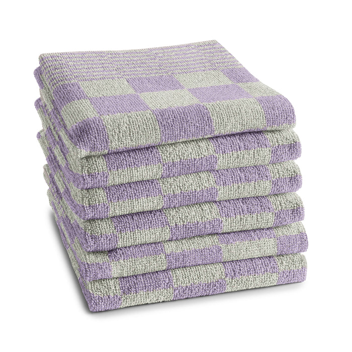 DDDDD keukendoek Barbecue - 50x55cm - lila - 6 stuks