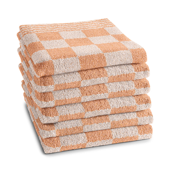 DDDDD keukendoek Barbecue - 50x55cm -  pastel peach - 6 stuks