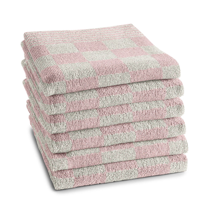 DDDDD keukendoek Barbecue - 50x55cm - pastel pink - 6 stuks
