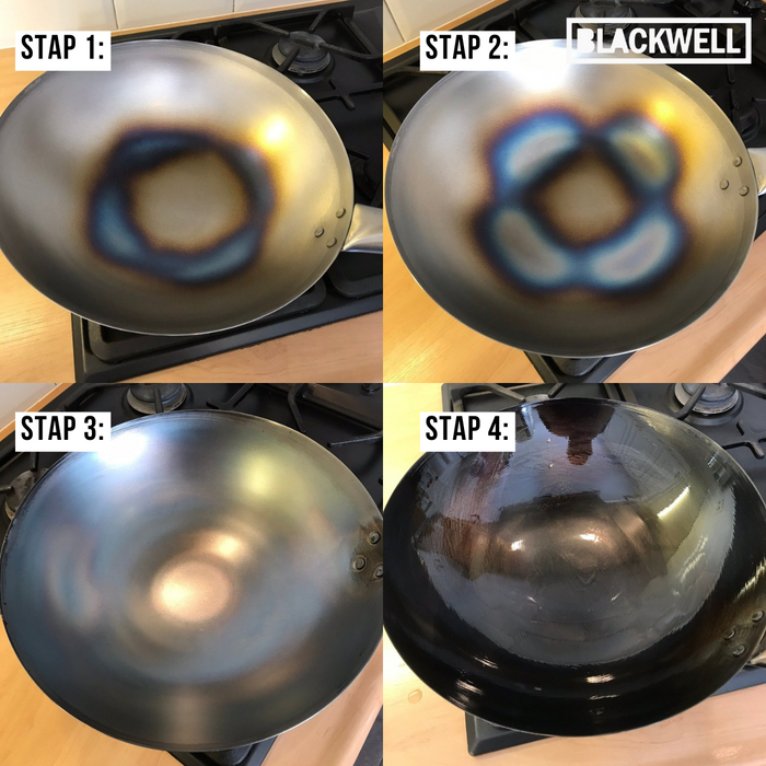 Cookinglife Wokpan Voccelli - Plaatstaal - ø 30 cm - zonder anti-aanbaklaag