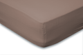 Eleganzzz Hoeslaken Katoen Perkal 35cm Hoekhoogte - taupe