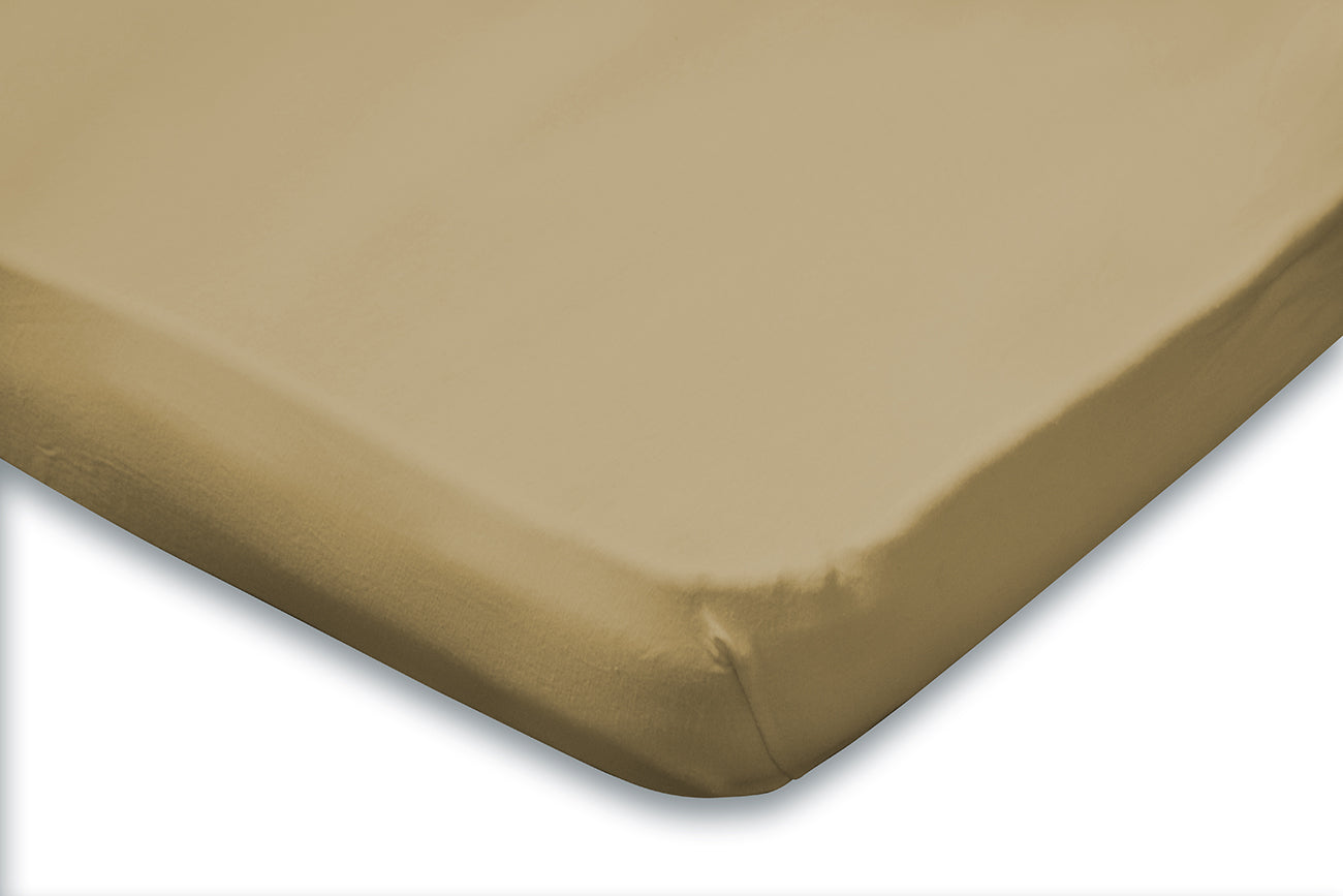 Eleganzzz Topper Hoeslaken Jersey Katoen Stretch - zand