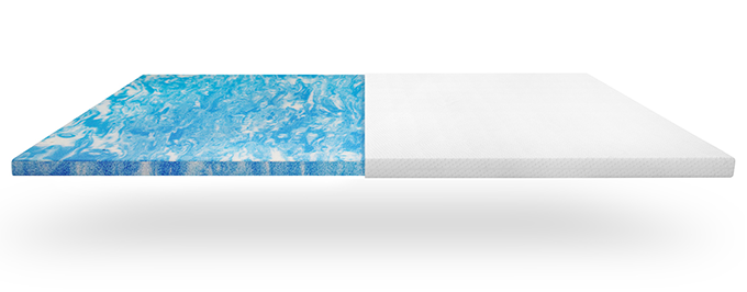 Mister Sandman- Topper met  Gelschuim  100x200cm