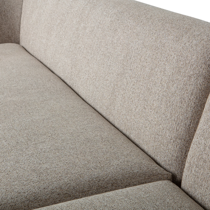 WOOOD Sloping Hoekbank Rechts – Chenille - Naturel Melange