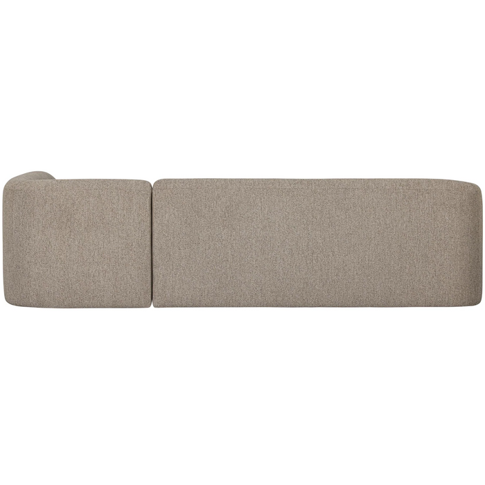 WOOOD Sloping Hoekbank Rechts – Chenille - Naturel Melange