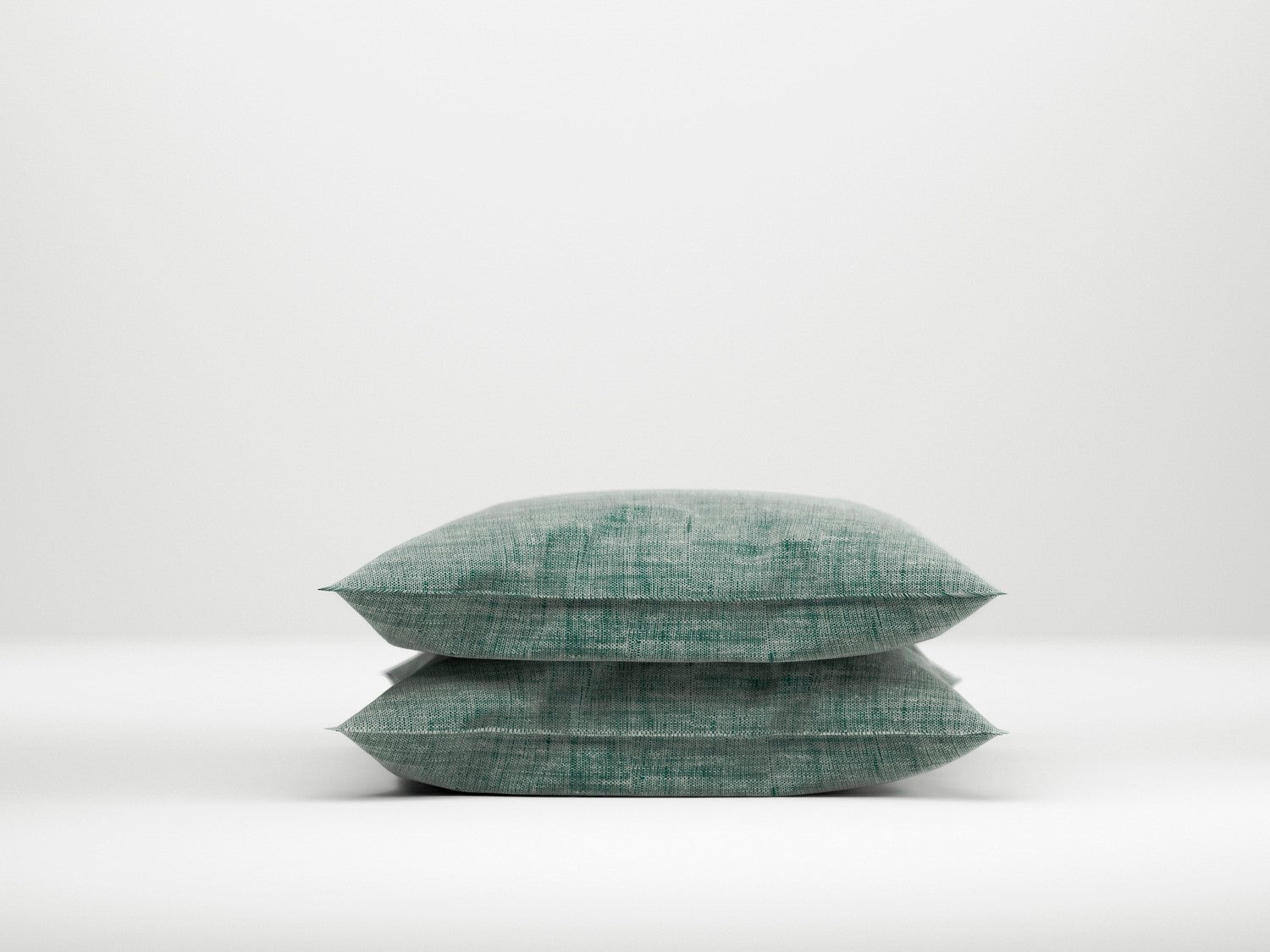 Zo Home Lino Kussensloop Linnen Look emerald green