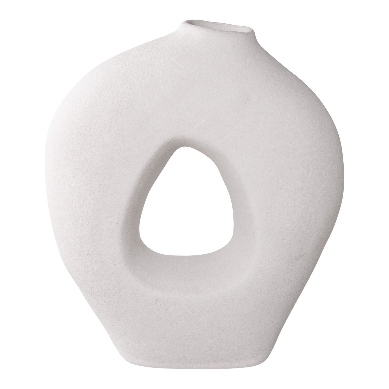 Vase - Vase, ceramic, white 24x10,5x27,8 cm