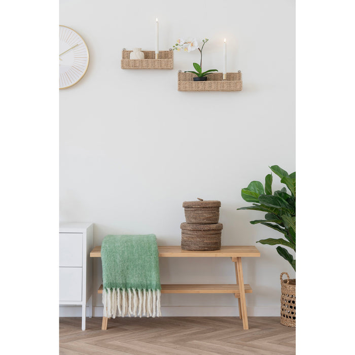 Treviso Wall Shelves - Wall shelves, paper, natural, set of 2