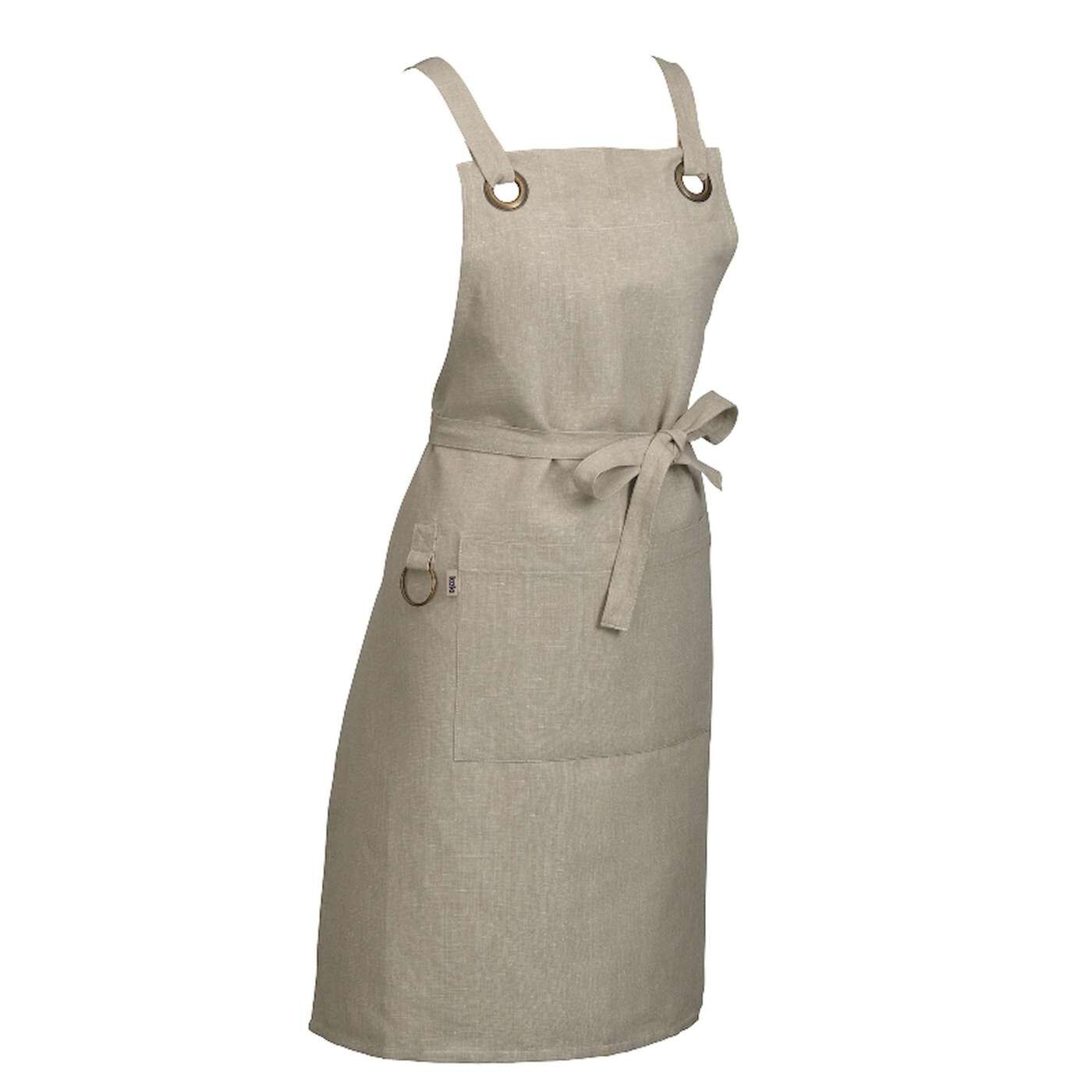 Kela - Kookschort, Keukenschort, Set van 2 Stuks, Katoen, Beige, 85 x