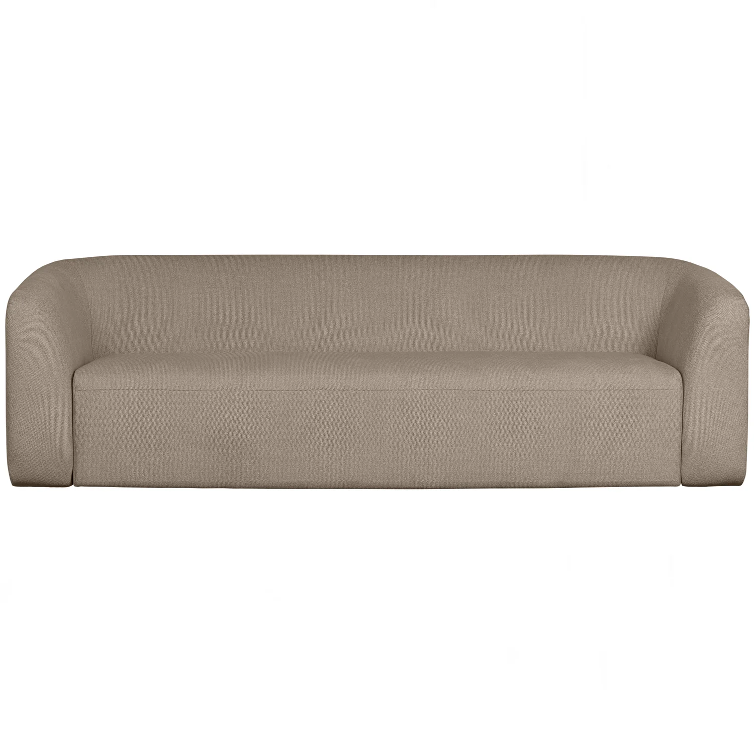 WOOOD Sloping 3-zitsbank - Chenille - Naturel Melange