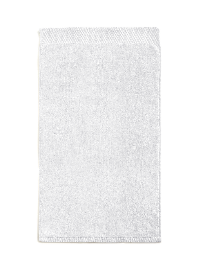 LINNICKVelours Handdoek  Katoen 60x110cm - white - Set van 4