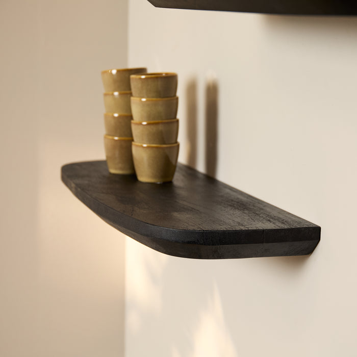 Starfurn Wandplank Gusta Black | 60 cm | Set van 3