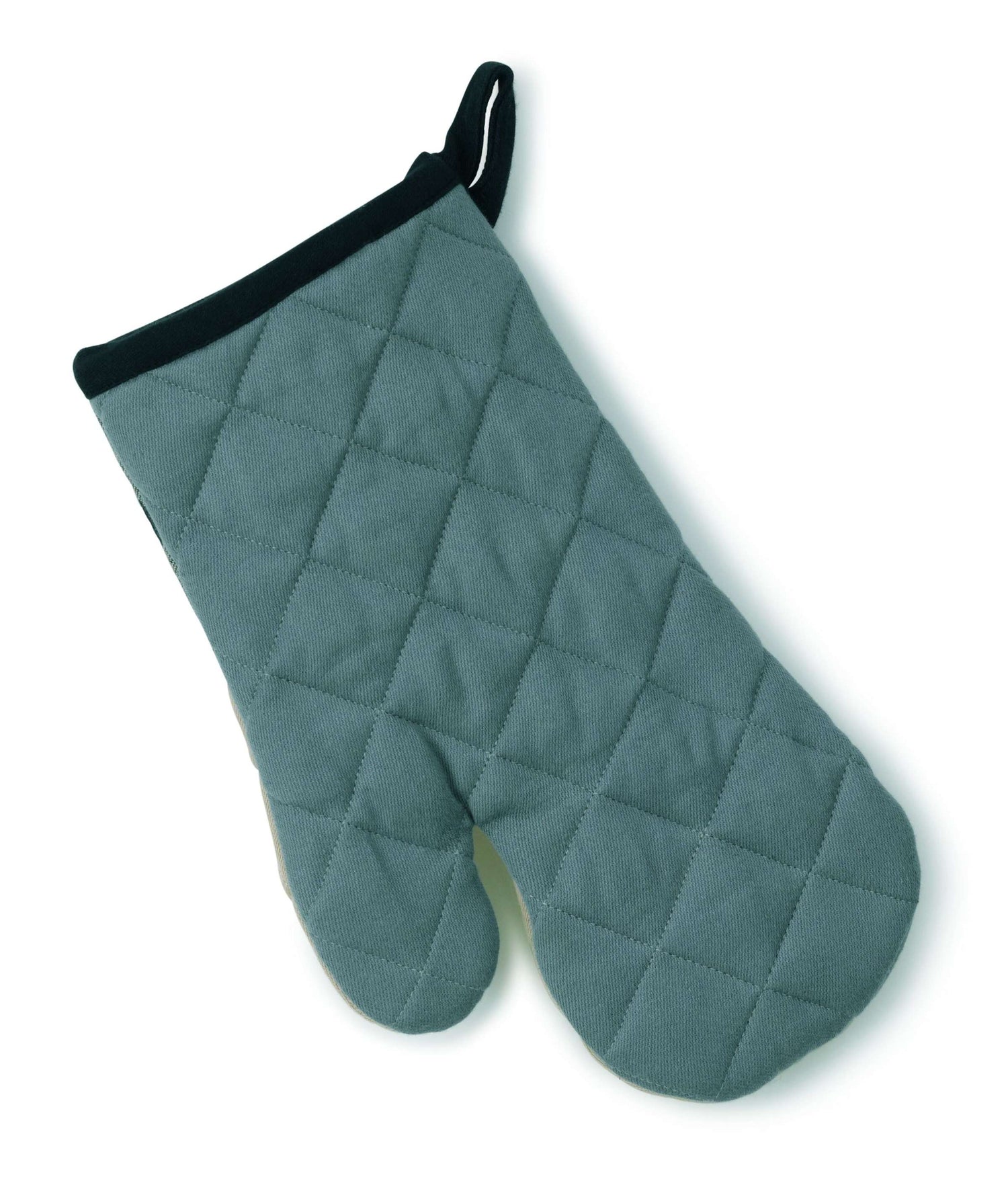 Kela - Ovenwant, Ovenhandschoen, Set van 4 Stuks, Katoen, Grijs, Groen