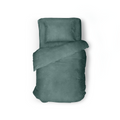 Eleganzzz Dekbedovertrek Flanel Uni groen