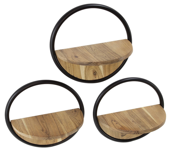 Davidi Design Milla Rond Wandschap Set van 3