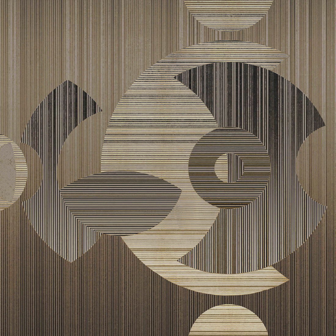 Riviera Maison - RMWallMarbleEscapebeigeEssentialmat - Beige