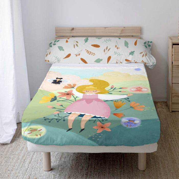 Dreaming Laken Set 2-delig Mr Fox, Veelkleurig, 100% katoen, de kwaliteit van 150 TC