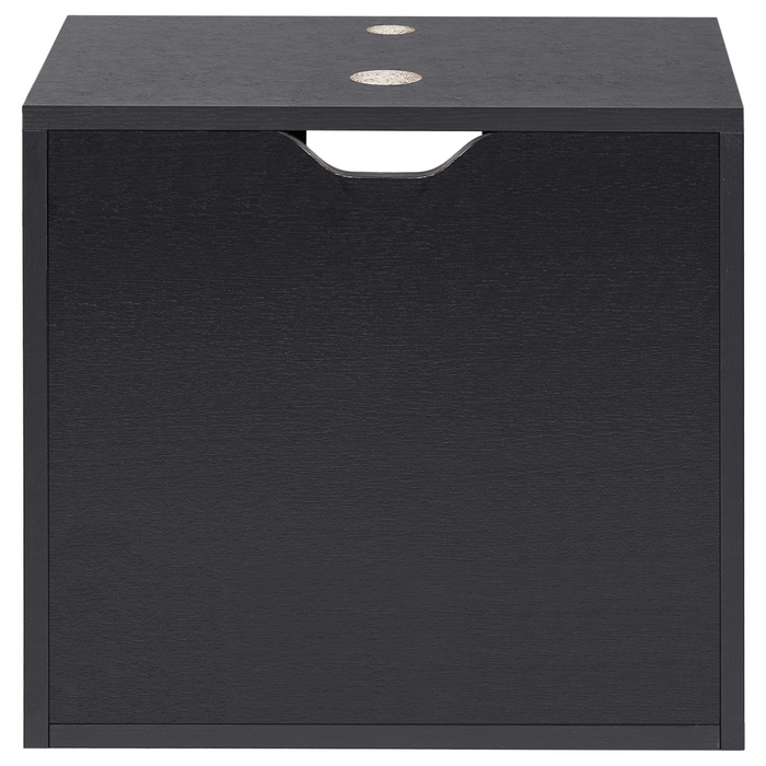 Beliani - SUZANO - Badkamermeubel - Zwart - 44 x 40 cm - MDF