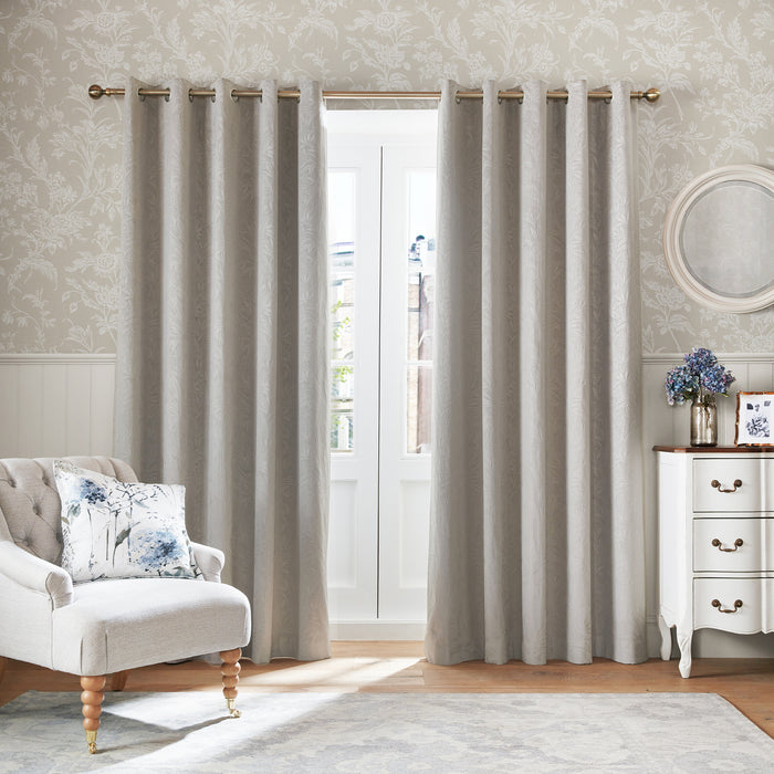 Laura Ashley Lloyd Behang - Bloemen - 10mx52cm - Beige