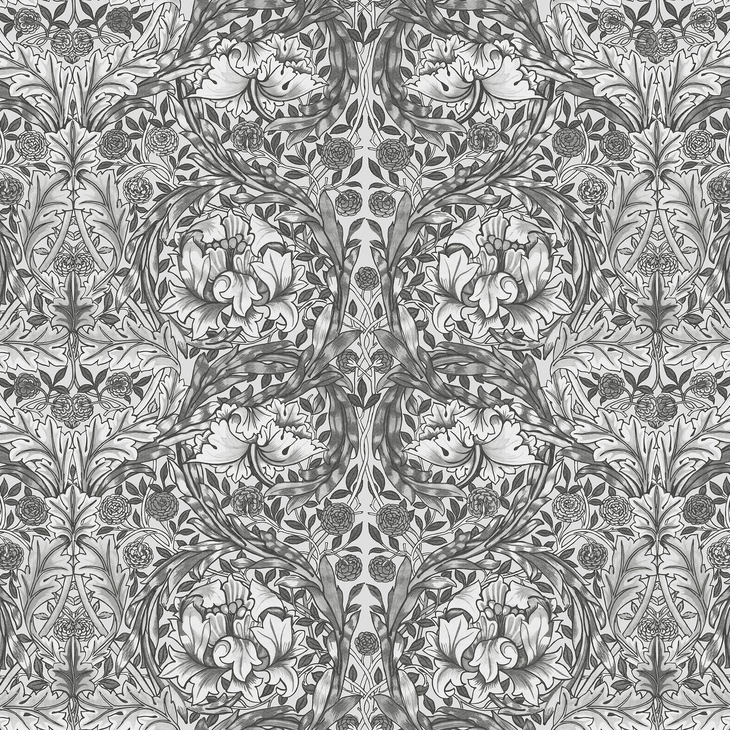 William Morris at Home Fotobehang African Marigold Grey