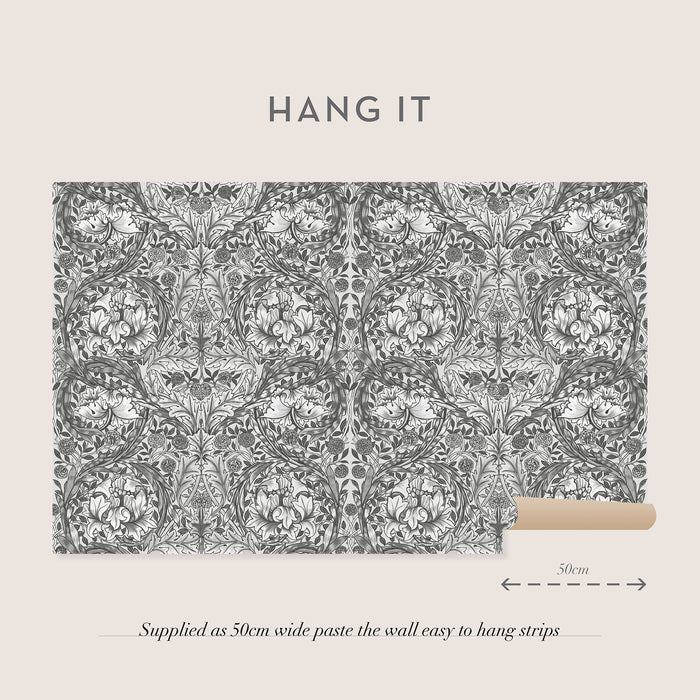 William Morris at Home Fotobehang African Marigold Grey