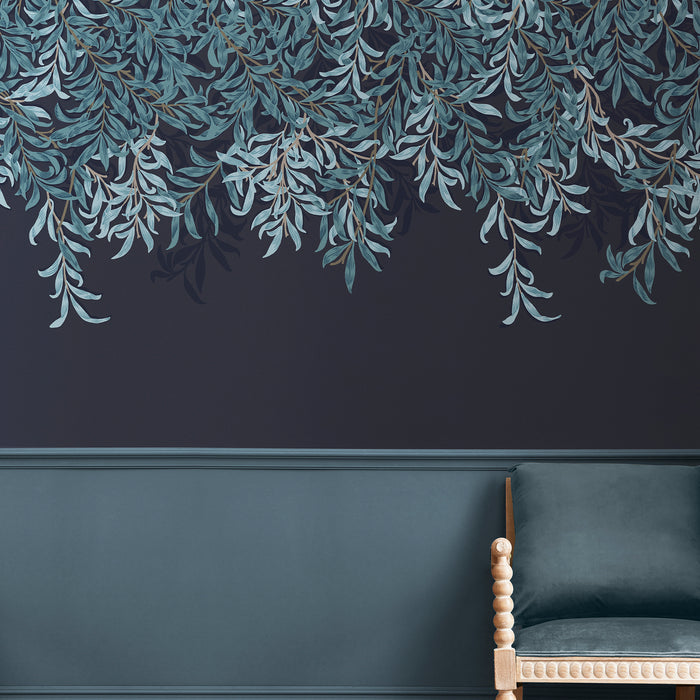 William Morris at Home Fotobehang Willow Bough Navy