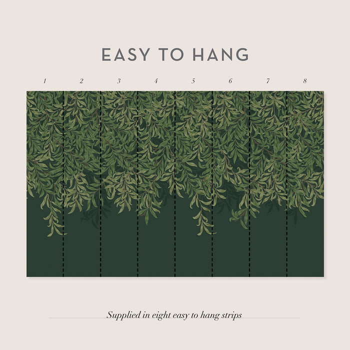 William Morris at Home Fotobehang Willow Bough Deep Green
