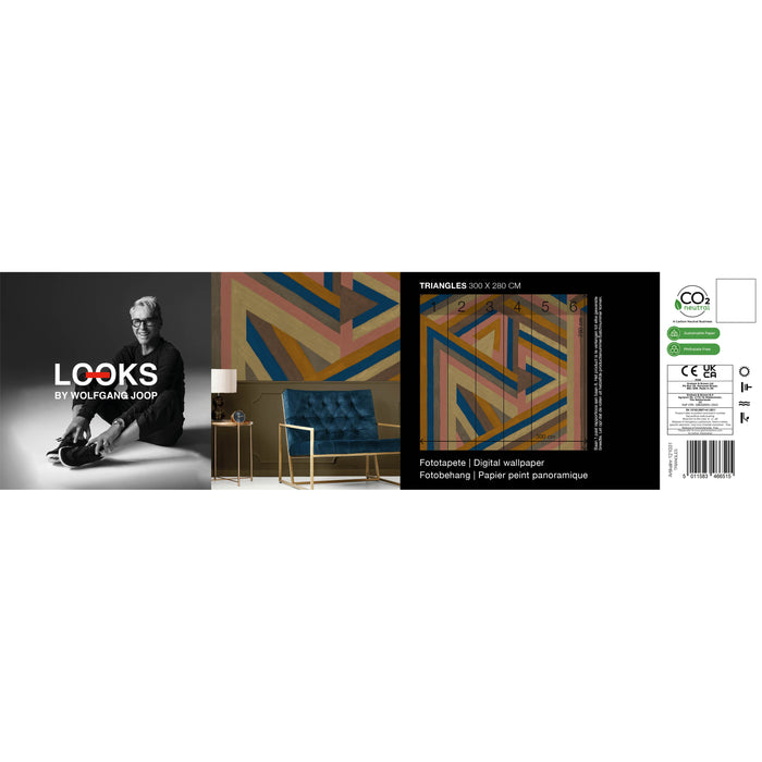 LOOKS by Wolfgang Joop Fotobehang Driehoek 270x300cm