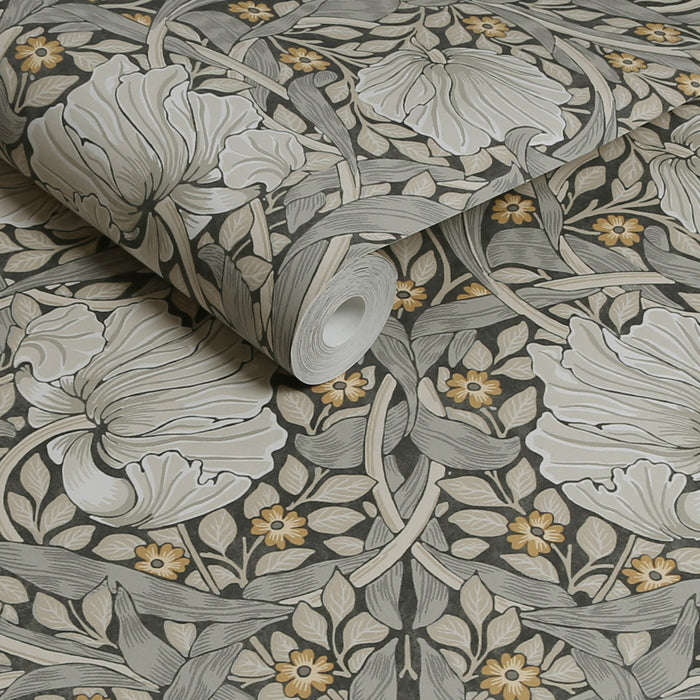 William Morris at Home vliesbehang Pimpernel Grey