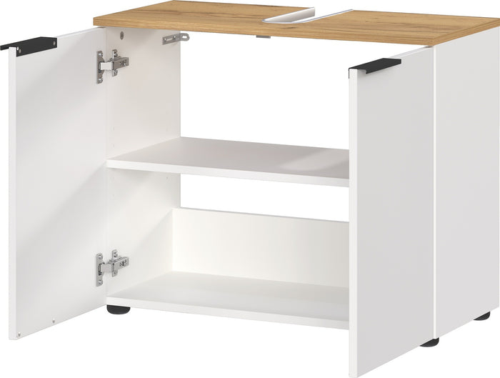 Germania Menen Wit | Eiken Badmeubel Set Twee